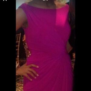 Ralph Lauren Magenta Dress